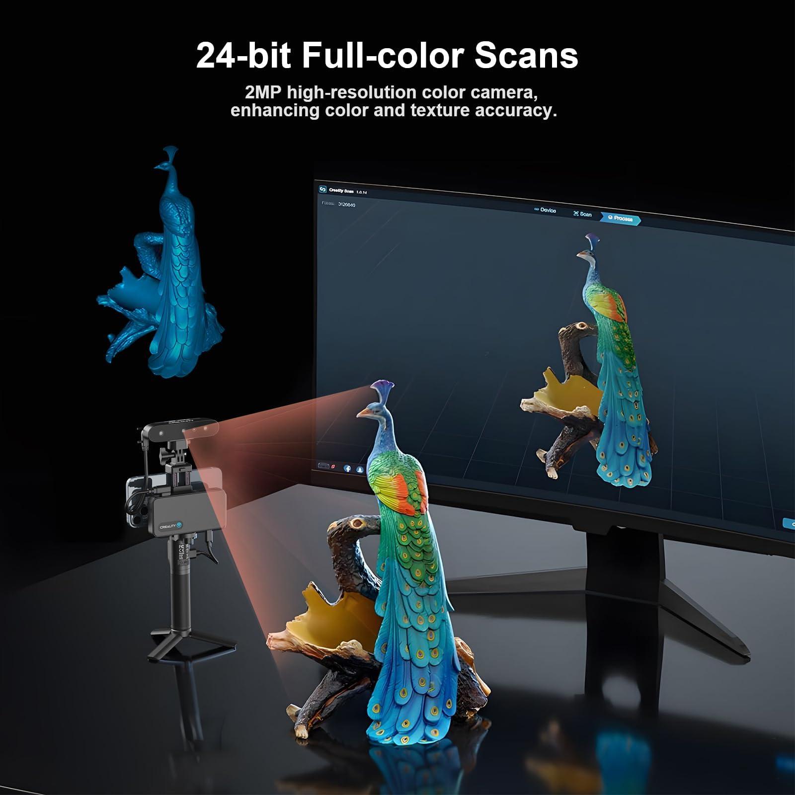 スキャナー CREALITY CR-Scan Ferret 3D Scanner Creality CR-Scan Ferret 3D Scanner Effortless Scanning Outdoor and